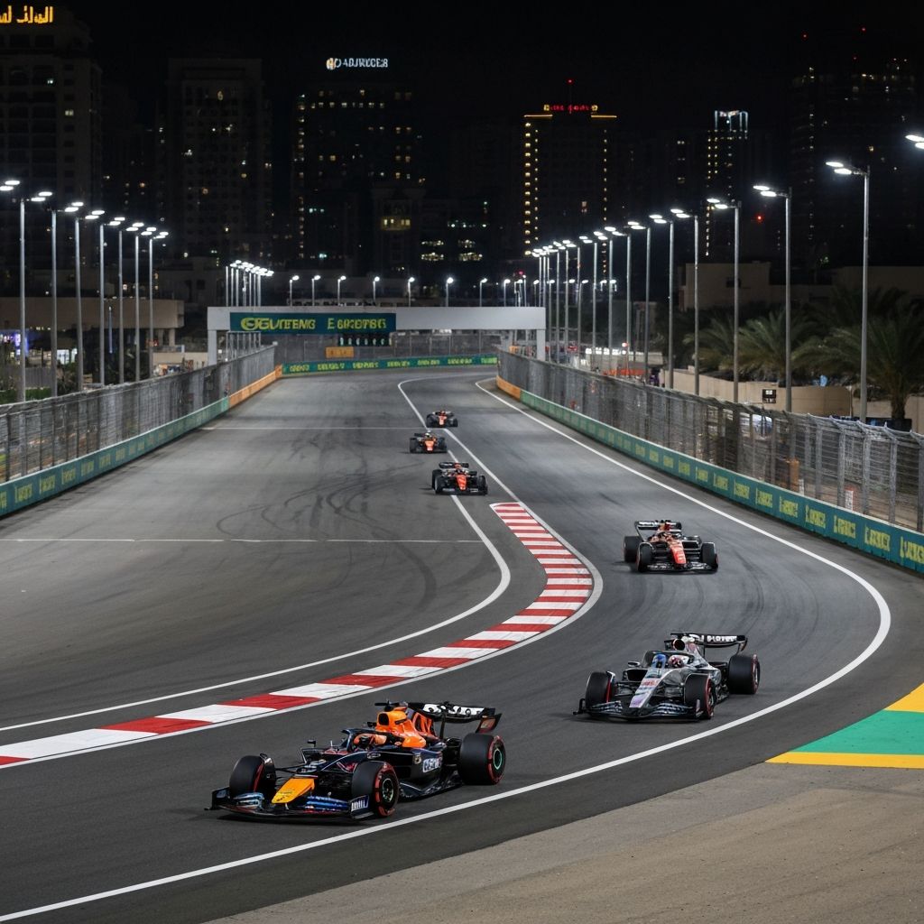 F1 Saudi Arabian Grand Prix Jeddah Corniche Circuit